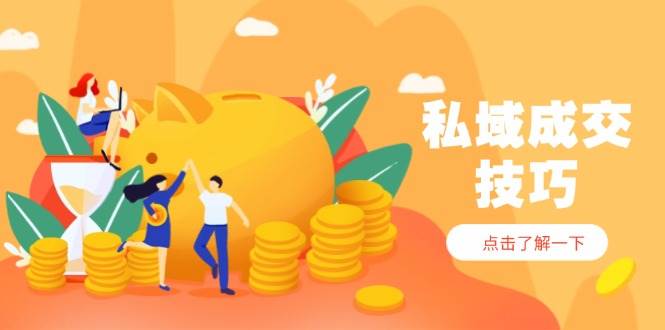 私域成交技巧,帮你从入门到精通,破解四大痛点,快速变现,轻松收钱 私域成交技巧,帮你从入门到精通,破解四大痛点,快速变现,轻松收钱